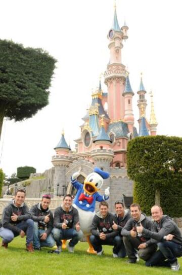 Los pilotos del Mundial en Disneyland París