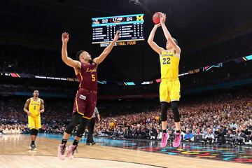 Las imágenes del triunfo de los Wolverines en el Final Four