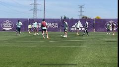 Muchas ausencias en el primer entrenamiento de la semana