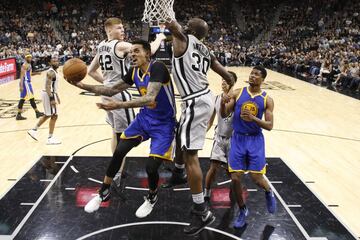 MATT BARNES. Regresó a los Warriors cuando Durant se lesionó y su participación ha sido más esporádica de lo que podría aportar sobre la pista... pero los Warriors son un equipo superlativo y se pide, sobre todo, excelencia. En el primer partido de estas Finales, no disputó ni un minuto, aunque eso puede cambiar si el partido se pone complejo y se necesita más experiencia en la segunda unidad.