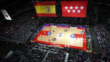 13/02/11 BALONCESTO PARTIDO 
 FINAL COPA DEL REY MADRID 2011
 REAL MADRID  -  BARCELONA 
 PANORAMICA PABELLON PALACIO DE LOS DEPORTES DE MADRID 
 PUBLICADA 14/02/11 NA MA48 4COL