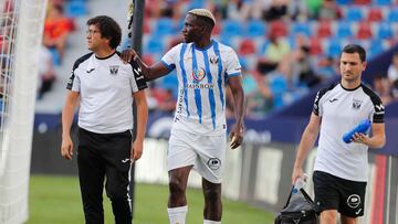 16/10/22 PARTIDO SEGUNDA DIVISION 
LEVANTE UD - CD LEGANES 
LESION OMERUO 