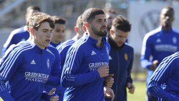 Isaiah, en un entrenamiento de esta semana.