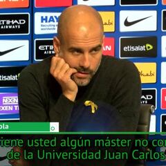 Le preguntan a Guardiola si tiene un máster como el de Cifuentes