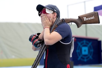 Cuarto y quinto puesto para las españolas en la modalidad de trap femenino en el campo de tiro de Chateauroux. Llegaron a la final con las dos mejores puntuaciones. Oro de la guatemalteca Ruano con récord olímpico.