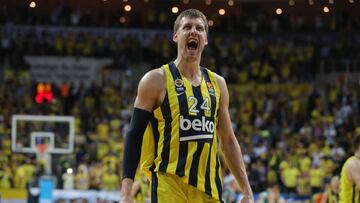 Jan Vesely, durante un partido con el Fenerbahçe
