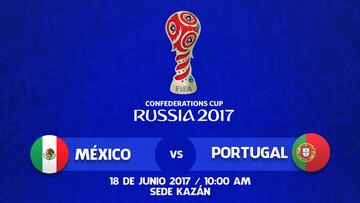 Conoce las fechas y horarios de los partidos de México en la Copa Confederaciones