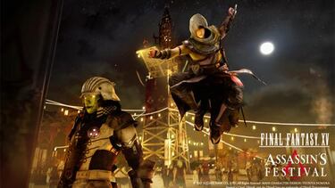 Anunciada una colaboración entre FFXV y Assassin's Creed Origins