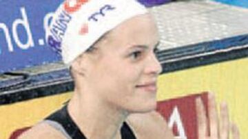 <b>MANADOU. </b>Oro, récord y recado a su amore, el italiano Luca Marin.