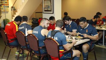 Un día intenso con los Leones en su concentración en Bélgica