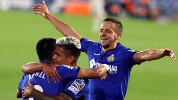 Juan Camilo Hernández, delantero del Getafe fue figura en la goleada 3-0 ante el Betis. El colombiano realizó dos asistencias para la victoria