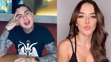 Nicolás Arrieta y Elianis Garrido discuten. El youtuber tuvo problemas con la policía