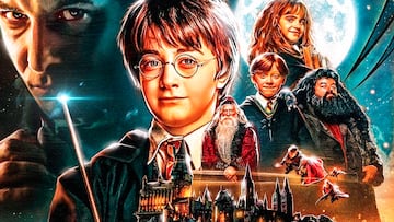 Los protagonistas de la película Harry Potter y la piedra filosofal