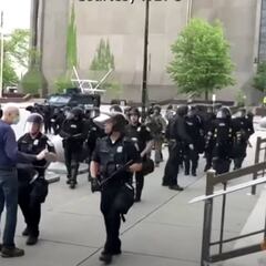 Buffalo police officers suspended over pushing elderly man