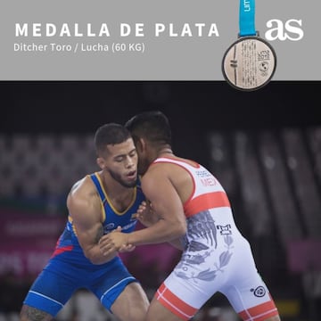 Ditcher Toro cayó en al final ante el ecuatoriano Andrés Montaño y ganó la plata