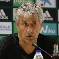 Setién: "Yo ya me espero cualquier cosa de Joaquín..."