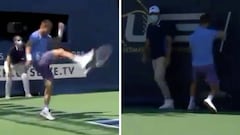 Ni en Kyrgios se había visto tal colección de arrebatos: ¡se pone a boxear!