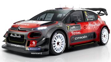 El nuevo Citroen C3 WRC para la temporada 2017. 