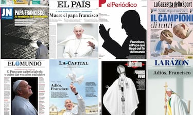 Las portadas de todo el mundo lloran la muerte del papa Francisco
