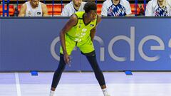 Bassala Bagayoko, con el Baloncesto Fuenlabrada en 2022.