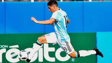 Espinoza con la selecci&oacute;n argentina. 