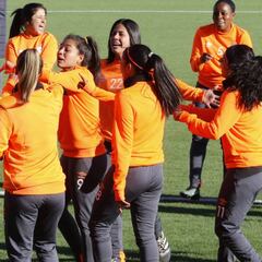 Santa Fe ya entrena en la sede deportiva del Atlético de Madrid