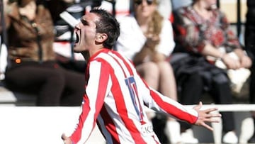 Lucas P&eacute;rez en su etapa en el Atl&eacute;tico de Madrid