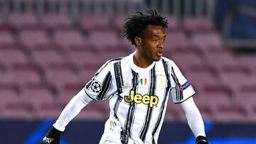 Juan Guillermo Cuadrado en un partido de la Juventus
