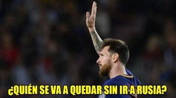 Los memes del tropiezo de la Argentina de Messi ante Perú