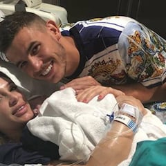 Lucas Hernández da la bienvenida a su primer hijo