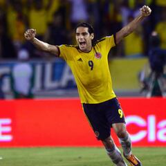 Grandes dobletes de Falcao: Champions, Ligas y Chile