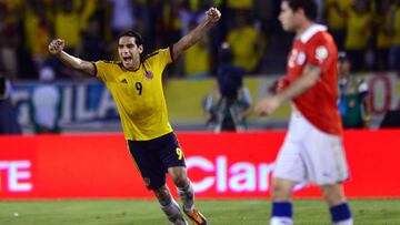 Grandes dobletes de Falcao: Champions, Ligas y Chile