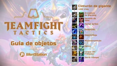 TFT: guía de todos los objetos y combinaciones del set 4.5; Destinos II