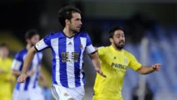 Xabi Prieto, en el partido contra el Villarreal.