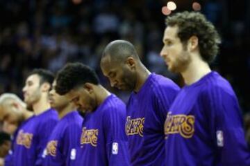 Los Ángeles Lakers han tenido uno de los peores inicios de campaña de su historia al sumar apenas cinco triunfos en 32 juegos, en la temporada de despedida de Kobe Bryant.