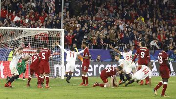 El empate de Pizarro ante el Liverpool.