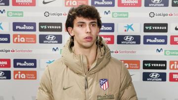 Joao Félix: "Estoy contento de volver a ser titular"