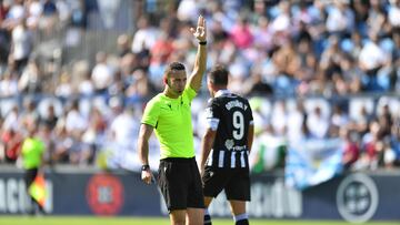 El colegiado no dio por válido el tanto de Chiki en el 90'.