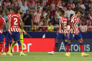 Nahuel Molina expulsado.