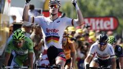 Historia y sprint: Impey es líder y Greipel se lleva la etapa