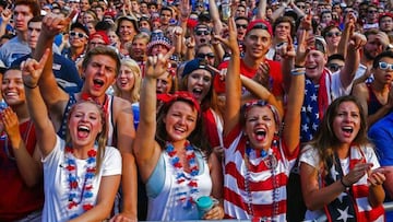 Los fan&aacute;ticos de la Selecci&oacute;n de Estados Unidos Femenil no escatimaron y decidieron invadir Lyon, sede de la semifinal de la Copa del Mundo 2019.