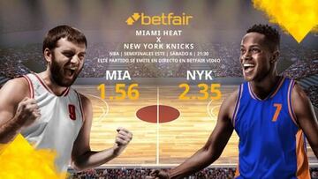 Miami Heat vs. New York Knicks: horario, TV, bajas, estadísticas y pronósticos tercer partido