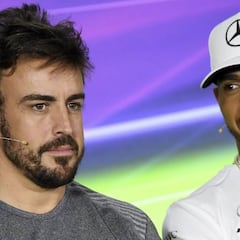 Alonso-Hamilton, pique en la rueda de prensa para empezar