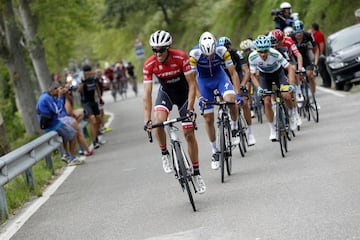 Alberto Contador y  David de la Cruz