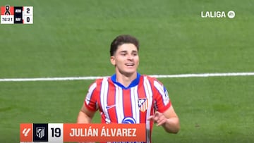 Si alguien pregunta qué es el cholismo que vea la reacción del Cholo tras el 3-0 de Julian Álvarez