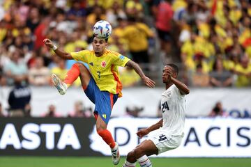 La Selección Colombia goleó 5-0 a Panamá y se aseguró en las semifinales de la Copa América 2024. Jhon Córdoba, James Rodríguez, Luis Díaz, Richard Ríos y Miguel Borja fueron los encargados de darle el triunfo al equipo nacional.