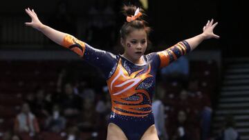 La joven gimnasta de la Universidad de Auburn sufrió una aparatosa lesión durante una competencia de la NCAA y ahora rompió el silencio tras el incidente.