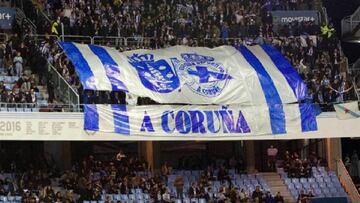 Afición del Deportivo en Balaídos.