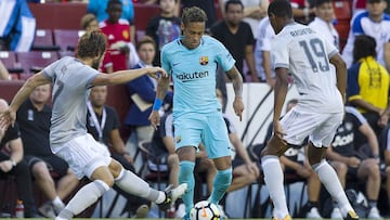 Neymar sigue en racha con el Barça y logró el gol de la victoria.