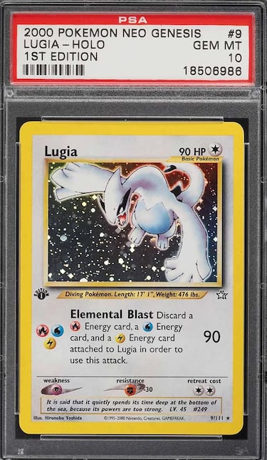 Pokemon Neo Genesis Lugia Holo